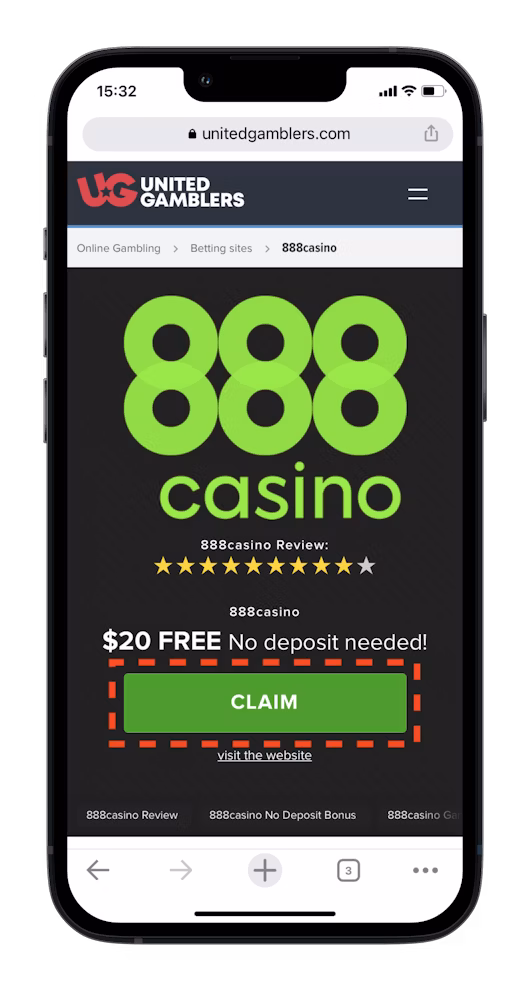 Bonuses at 888 Casino